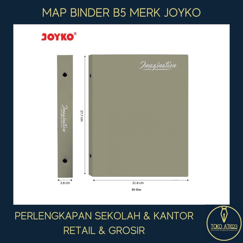 Map Binder / Buku Binder / Binder Kuliah Ukuran B5 Campus