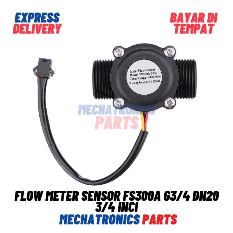 [SEN-9030] FLOW METER SENSOR FS300a G3/4 DN20 3/4 INCI