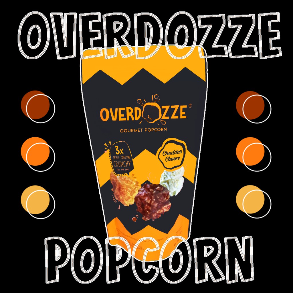 

OVERDOZZE POPCORN kekinian enak premium grade / makanan ringan / snack