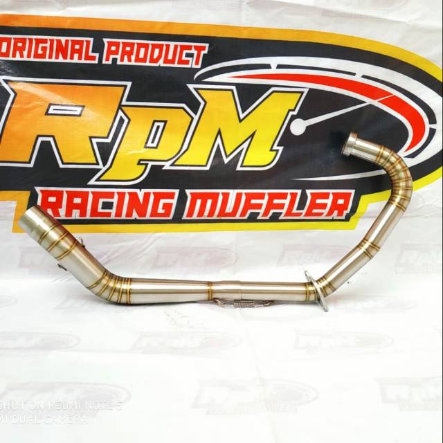 Leher Knalpot Racing Scorpio z225 full stainles full cacing