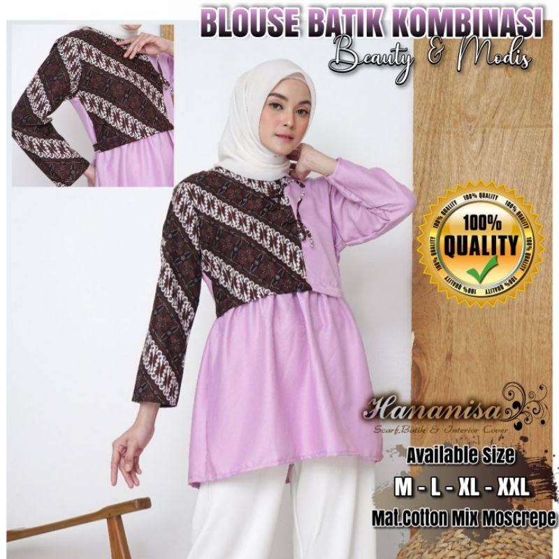 Atasan Wanita Batik Wanita Atasan Blouse Wanita Shopee Haul