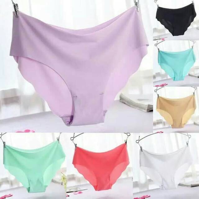 Cd Seamless Celana Dalam Tanpa Jahitan Lembut Underwear Wanita