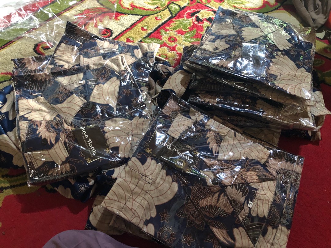 Kemeja Batik Pria Lengan Panjang Size M L Xl Xxl Bswart Batik Hrb026 Kenongo Hem Adipati Padi