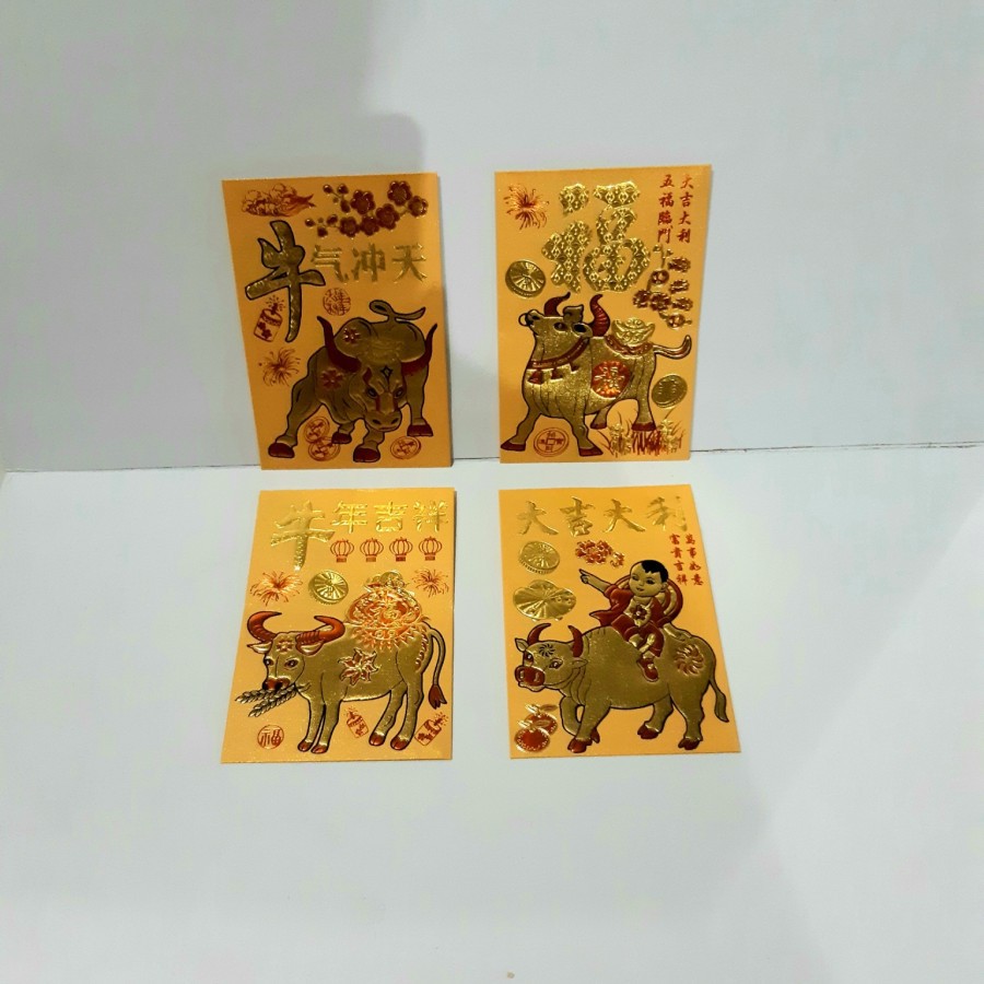 

angpao imlek 2021 shio kerbau LL0355 termurah LIMITED EDITION PREMIUM