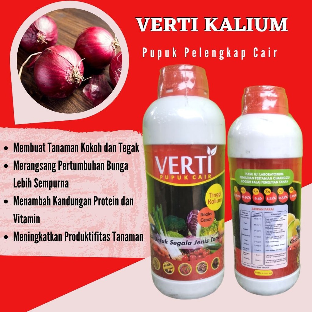 Pupuk Kalium Cair 1 Liter Pupuk Bawang Merah