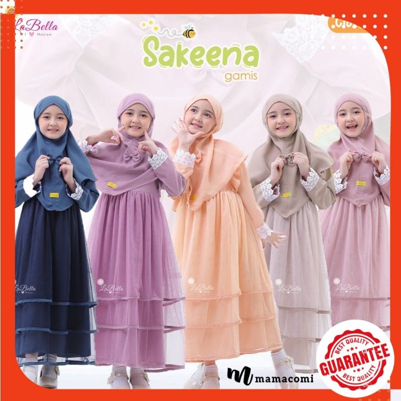 Gamis Anak Pesta Labella Tutu Sakeena LABELLA ORIGINAL