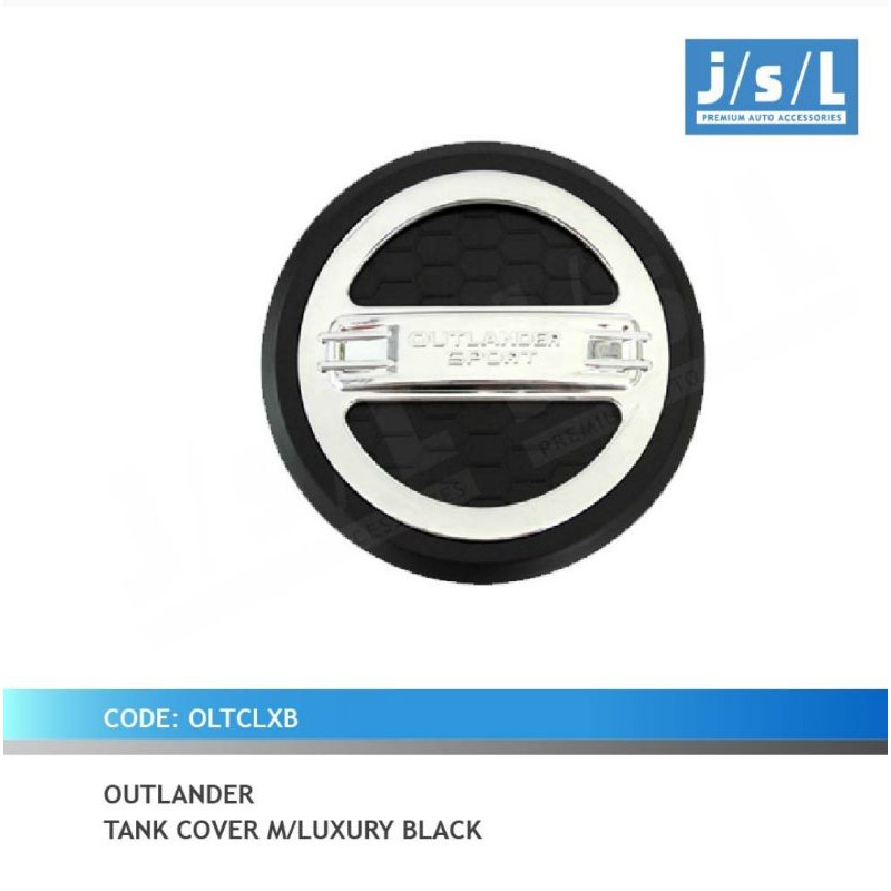 tank cover/ tutup tangki Outlander luxury Hitam &amp; Putih jsl