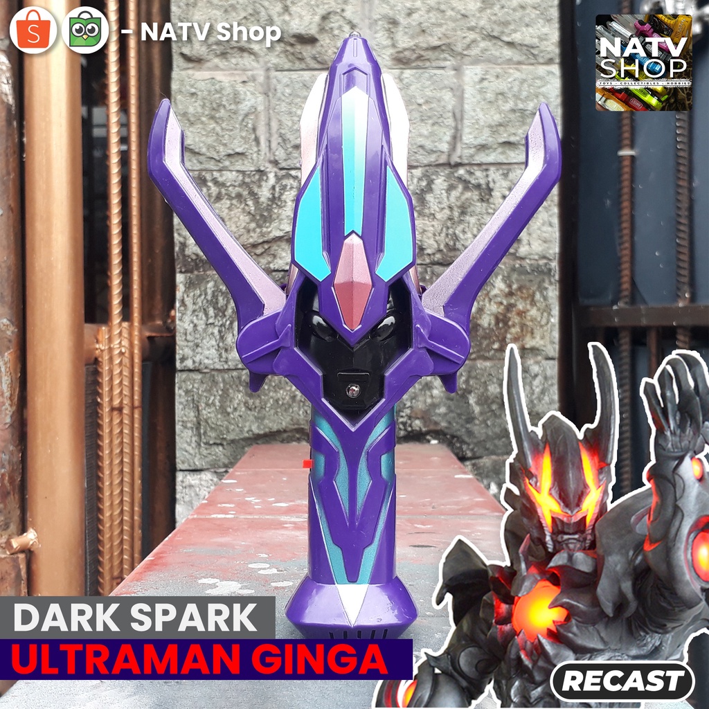 Mainan Ultraman Dark Ginga Spark - Changer Senjata Ultramen Anak Alat berubah monster ultra