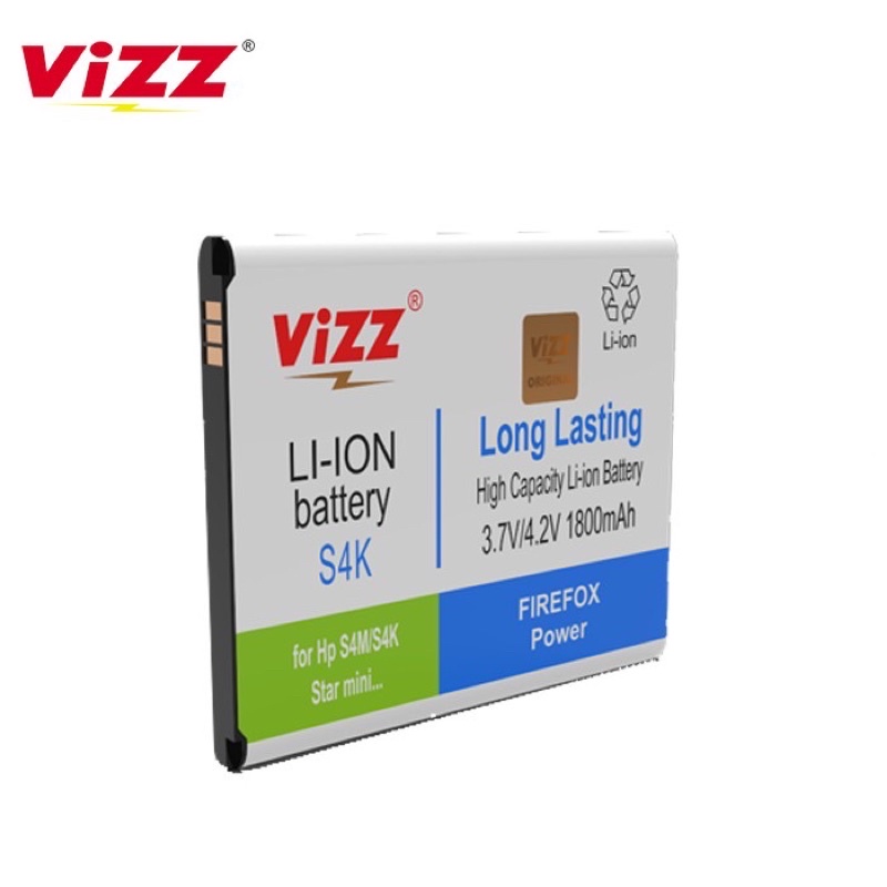 Vizz Baterai Original Vizz Advan S4K / S4M / Star Mini Double Power Vizz