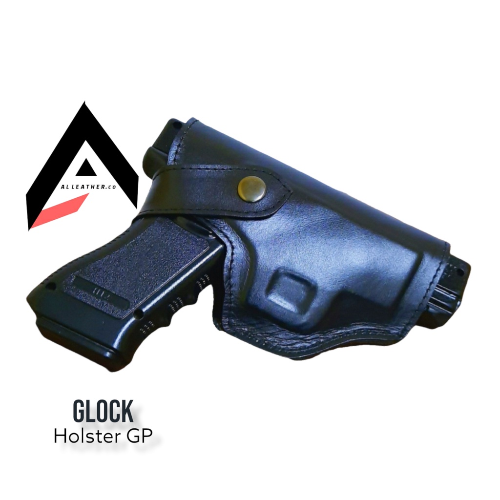 Sarung Pistol Glock Holster Kulit