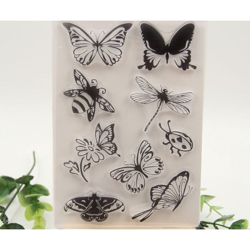

Clear Stamp (Stempel Transparan/Bening) - Butterfly Design