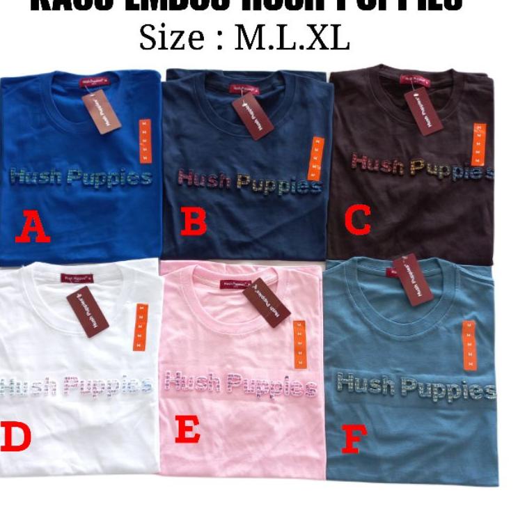 Kaos Embos Hush Puppies Kaos Hush Puppies Motif Timbul Kaos Hush Puppies Polos –CKW.21My22c