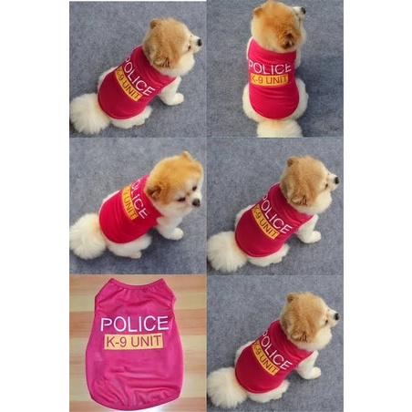 Pakaian Kucing//Baju Kucing/ Pakaian Kostum anjing Kucing POLICE