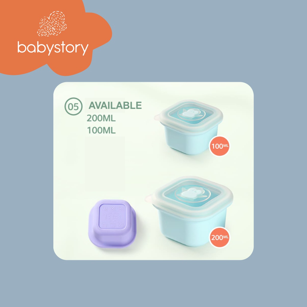 Baby Food Container mpasi wadah mpasi bayi wadah penyimpanan mpasi perlengkapan mpasi