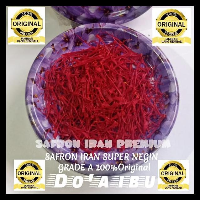 

TERBARUU!! Safron/Putik Bunga Saffron Afganistan 1gr Super Negin 100%Original COD