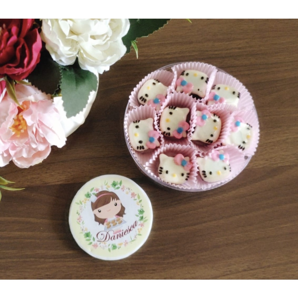 

.CTB Hello kitty head - coklat karakter Hello kitty head lucu unik enak halal ( DS BGR )