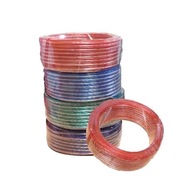 KABEL LISTRIK TRANSPARAN SERABUT PER ROLL SIZE 2X80 PANJANG 100 METER