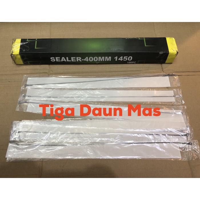 Elemen dan kain press plastik / hand sealer / impulse sealer 40 cm