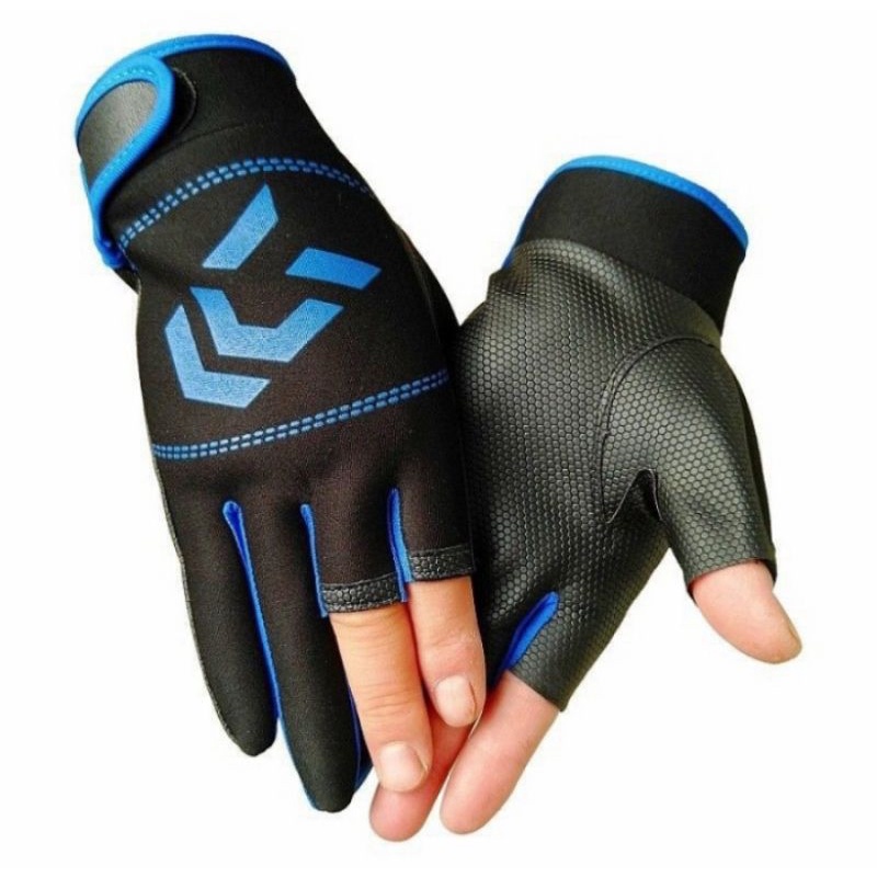 daiwa sarung tangan memancing bersepeda waterproof