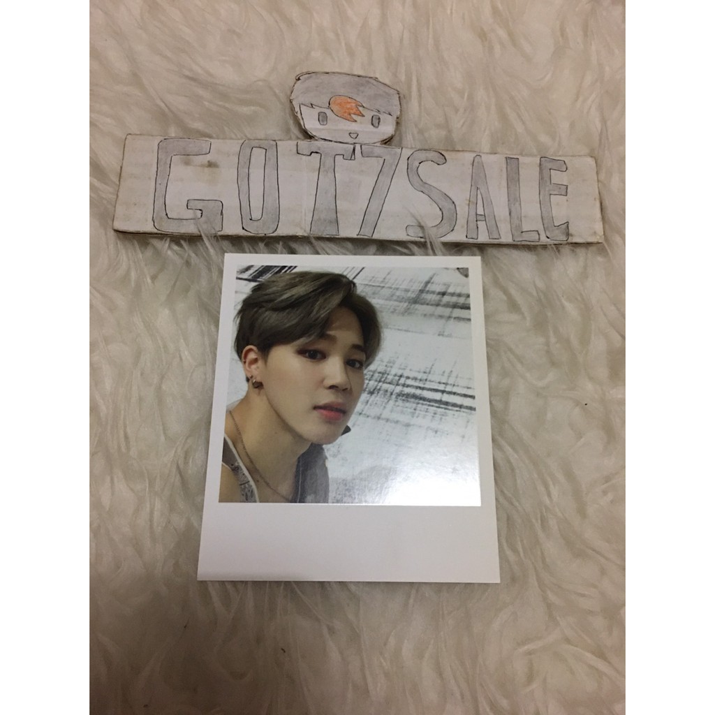 BTS - WINGS PHOTOCARD OFFICIAL PARK JIMIN /BTS Wings Polaroid Photocard  Official JIMIN