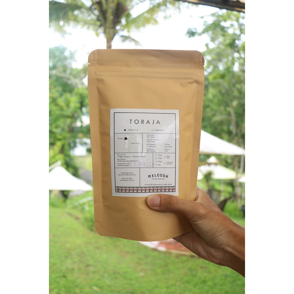 

Kopi Biji dan Bubuk Arabika Toraja Sapan 250 gr