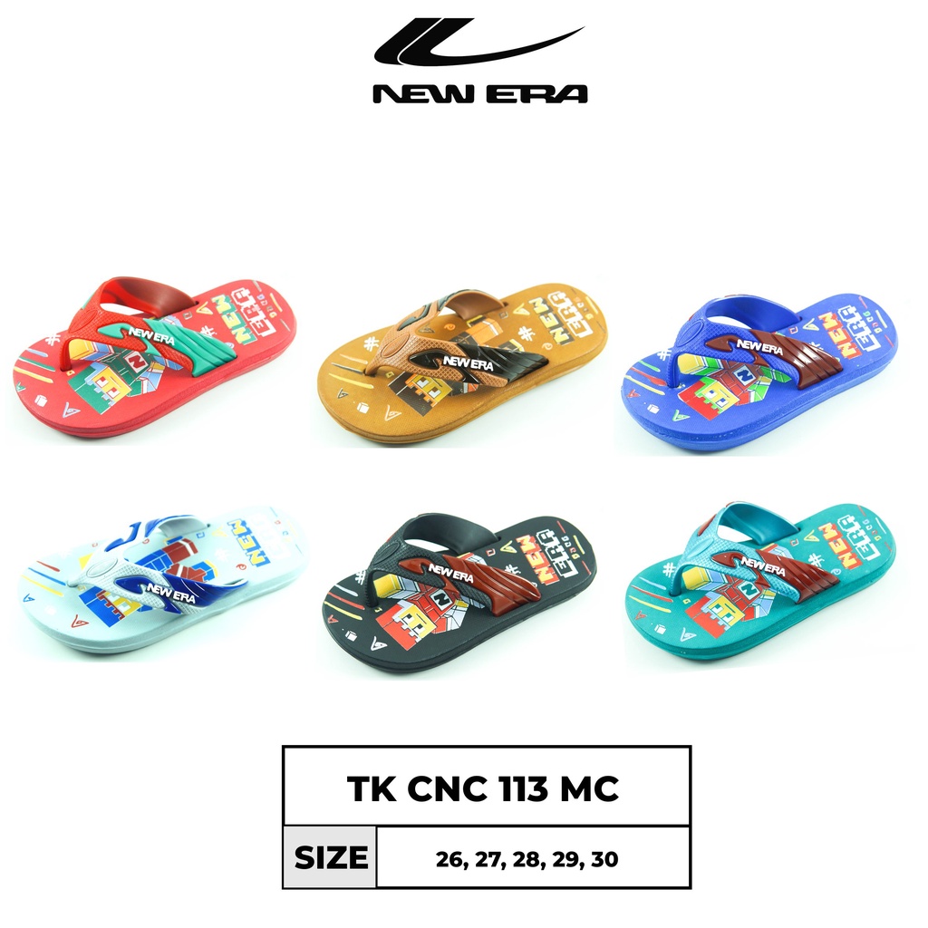 gos NEW ERA TK KC-CNC 113 MC Sandal anak/sandal Jepit Craft Edition Size 21-26