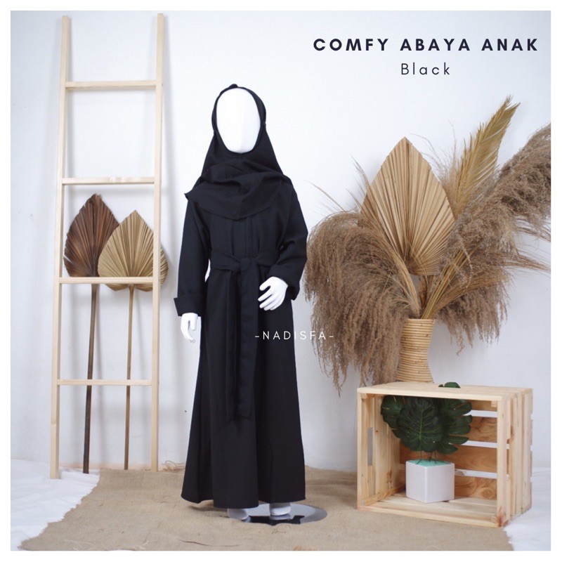 MINI COMFY ABAYA BAYI ANAK DAN REMAJA