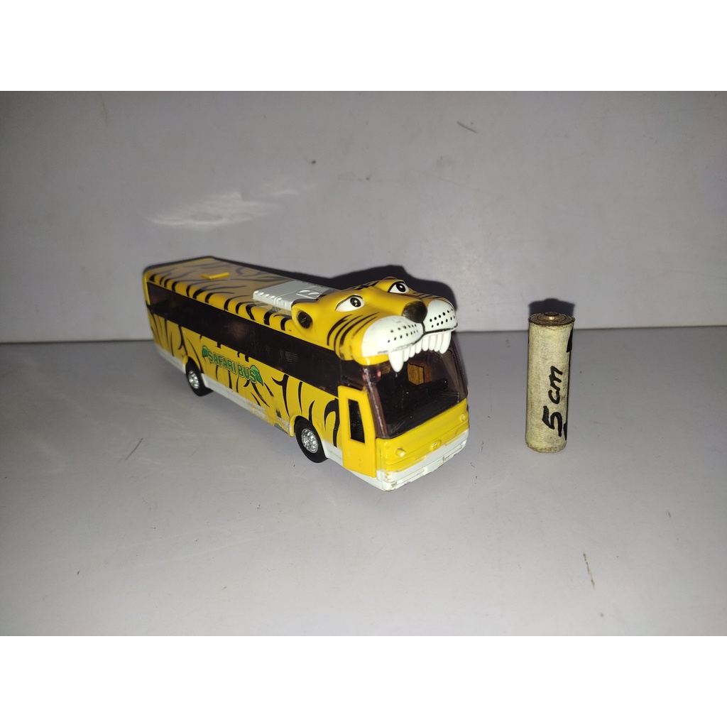 Safari Bus Wisata Macan Metal Diecast