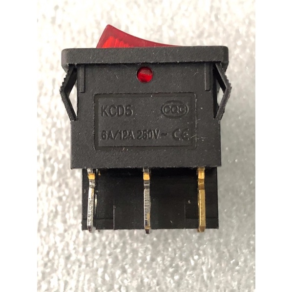 Saklar Rocker switch 6 pin MINI LAMPU DOUBLE 6 kaki ON OFF