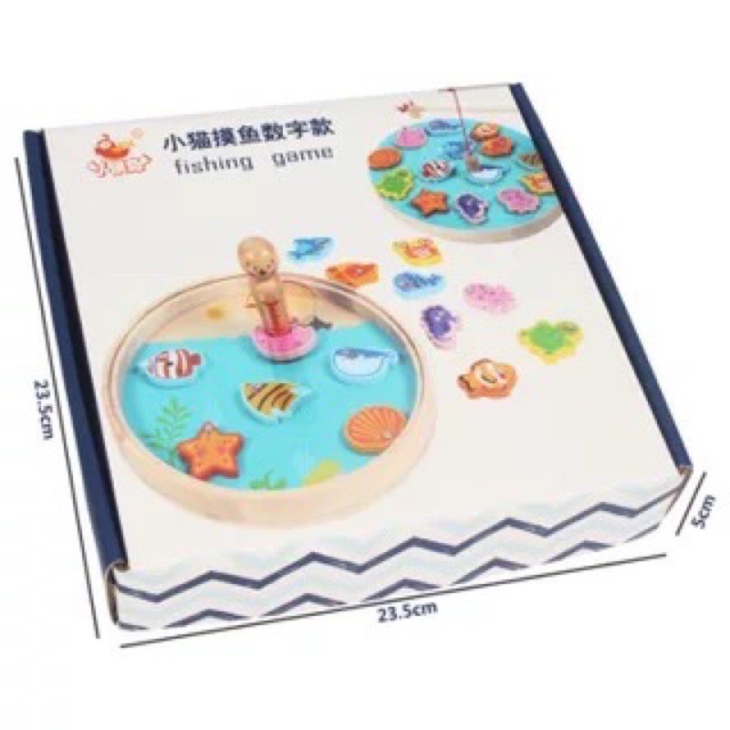 multi function fishing toys - learning about fish and numbers - mainan edukasi anak