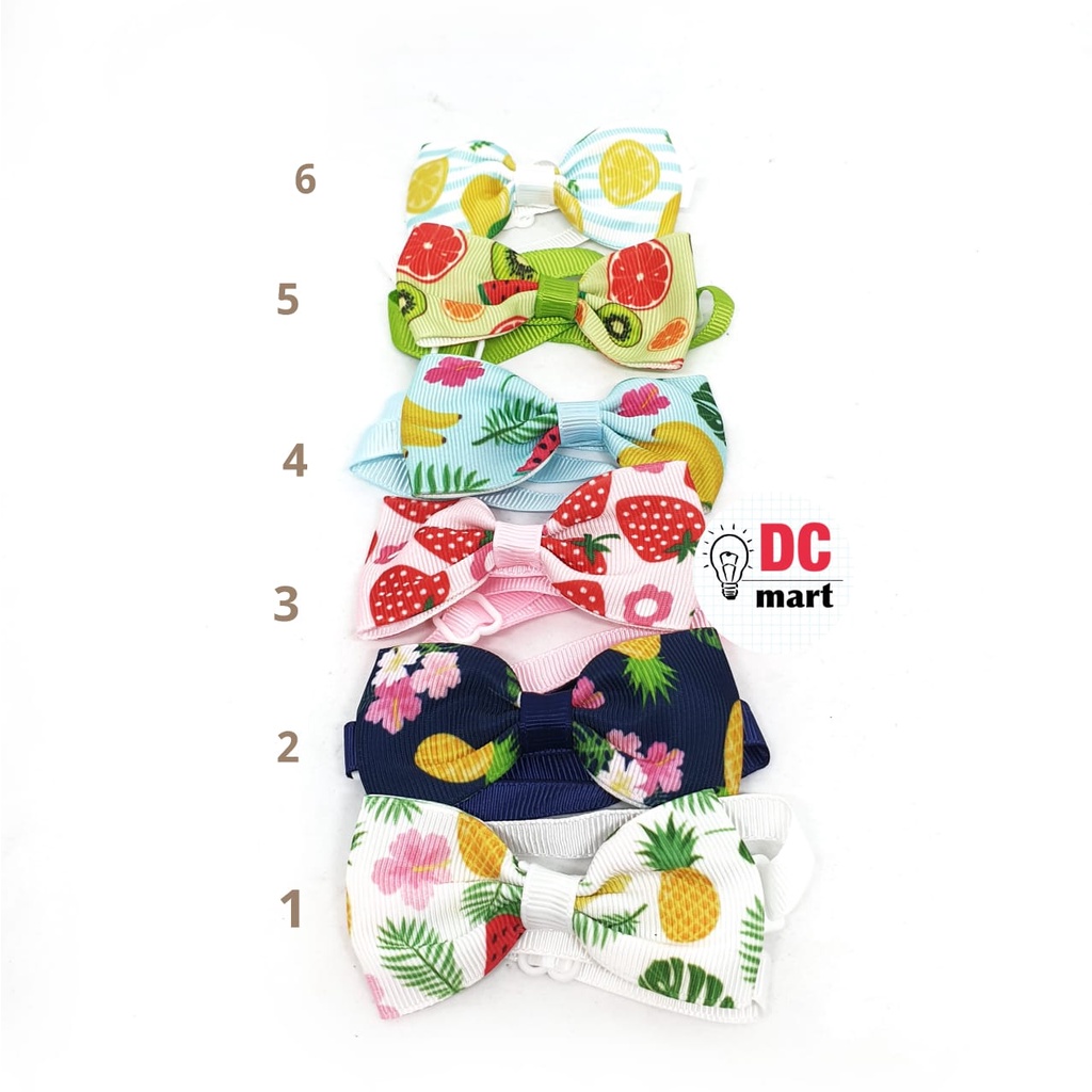 Kalung MOTIF FRUITY / Necklace#24/Dog Cat Collar / Collar Hewan Kucing Anjing Kecil