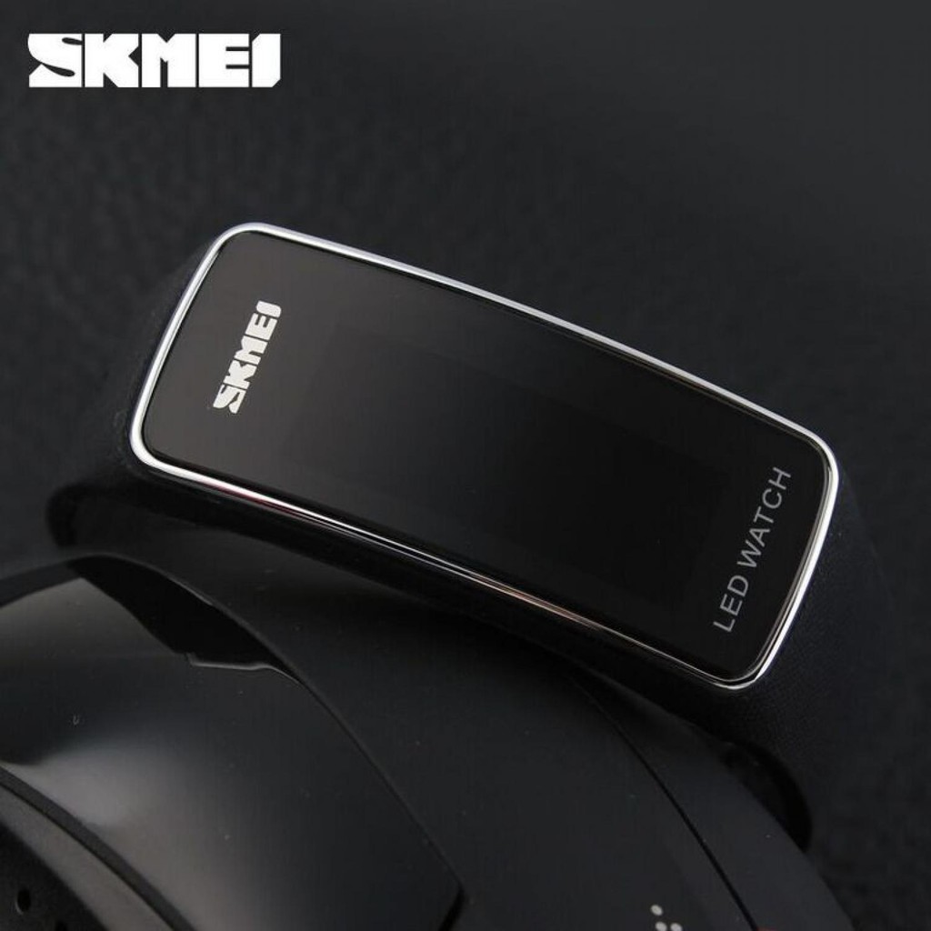 SKMEI Jam Tangan LED - 1119 [Hitam Silver]