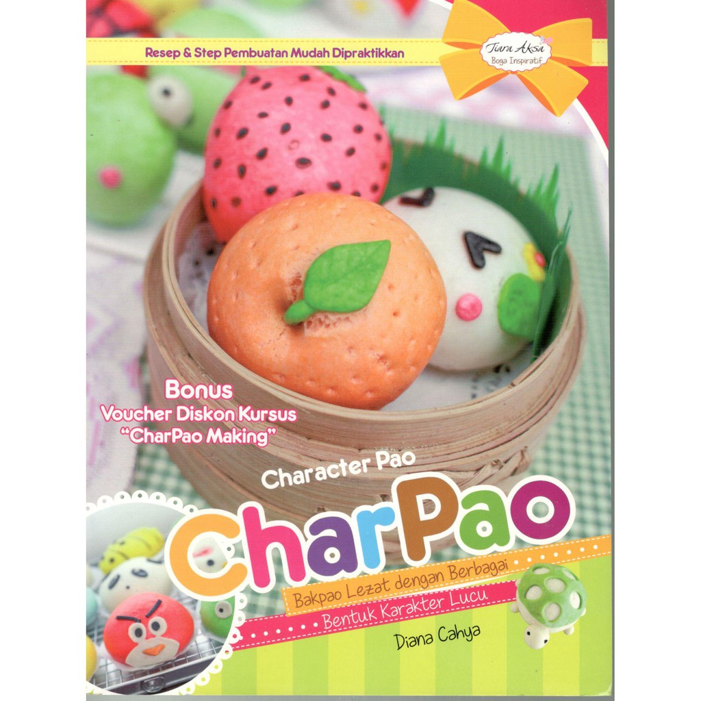 

BUKU CHARPAO BAKPAU LEJAT DENGAN BERBAGI BENTUK KARAKTER LUCU