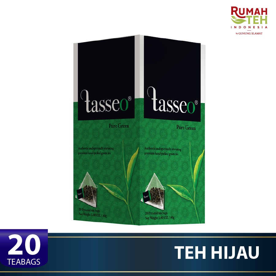 

Tasseo Pure Green 20 Bags - Premium Tea Bag