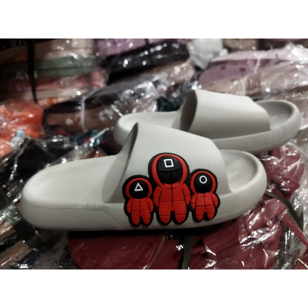 SANDAL SELOP JELLY ANAK TERLARIS KARAKTER SQUID GAME BALANCE 8619-1 24-35 \SANDAL FLIP FLOP ANAK LAKI LAKI KEKINIAN