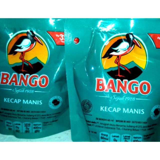 

Kecap manis Bango 60ml