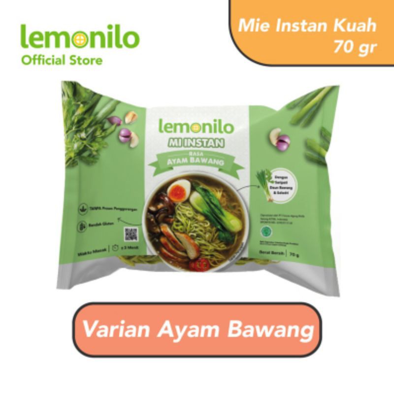 

Lemonilo Mie Ayam Bawang 70g - DIGI TV
