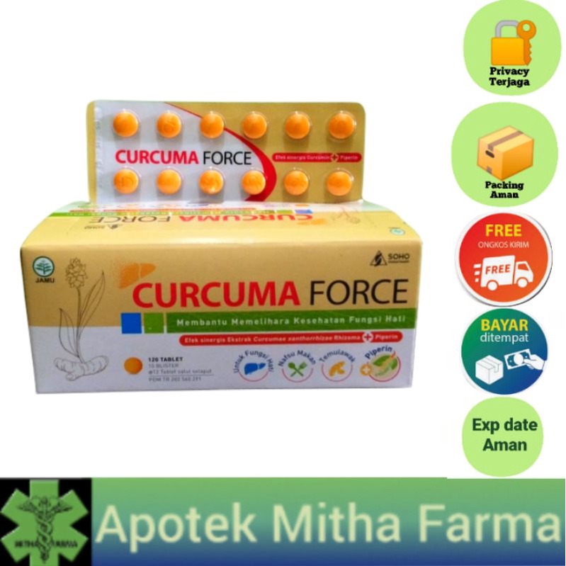 CURCUMA FCT TABLET 12TAB/STRIP SUPLEMEN PENAMBAH NAFSU MAKAN ALAMI