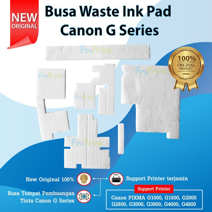 Ink Pad Busa Pembuangan G1000 G2000 G3000 Absorber PIXMA G1000 G2000 G3000 QY5-0558-000