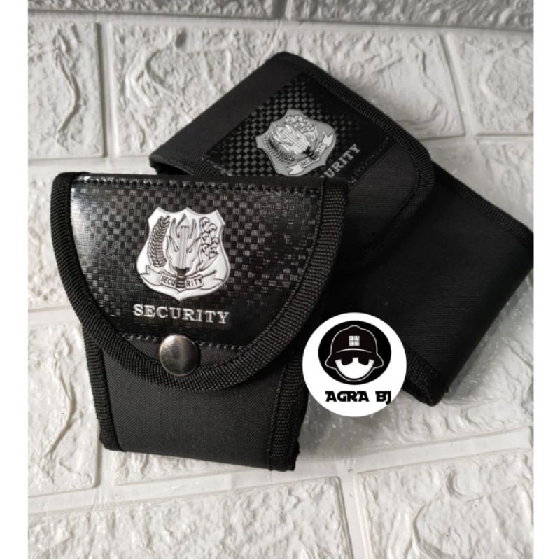 sarung hp single slot logo security / sarung borgol security pouch hp pinggang logo security