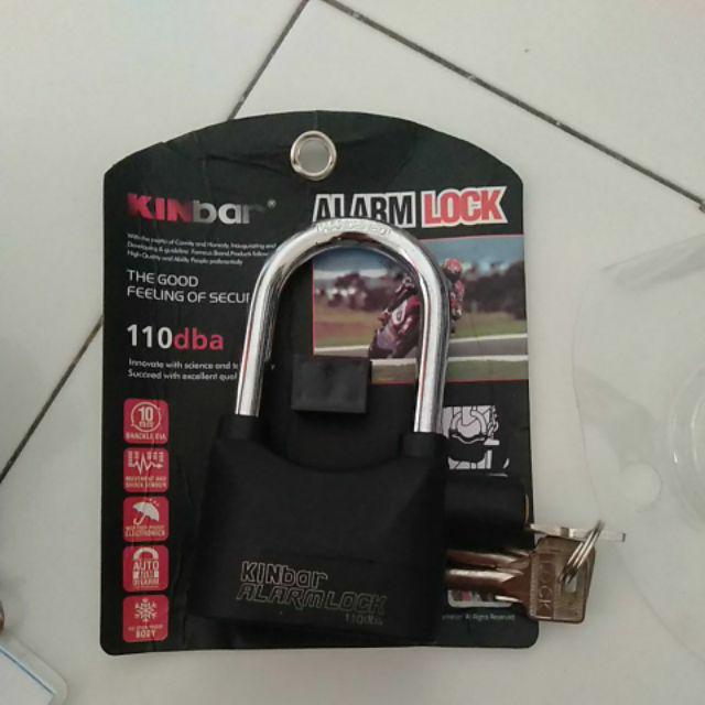 Gembok Alarm / Gembok Suara Alarm / Safety Locker Alarm