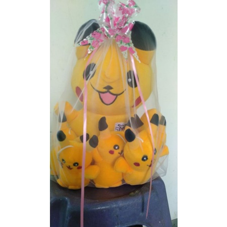 BONEKA PIKACHU BERANAK SIZE L