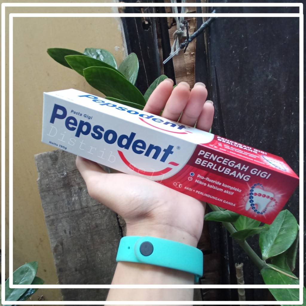 Pepsodent 225GR Pasta Gigi White / Pepsodent Whitening Pencegah gigi berlubang 190 gram