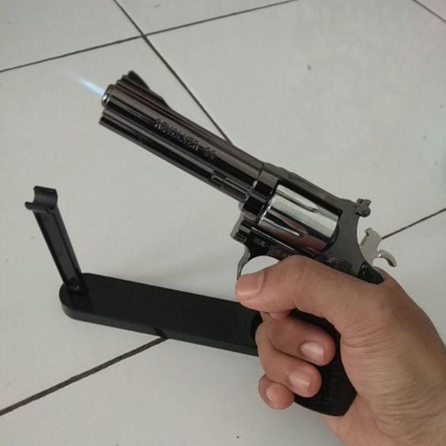 Korek Api Bara Pistol Phyton Revolver