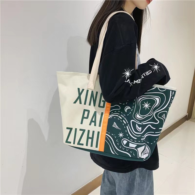 PINK MALL-Tas Selempang Wanita TAS TOTE BAG WANITA / TOTE BAG WANITA / TOTE BAG MURAH/️Tas kanvas