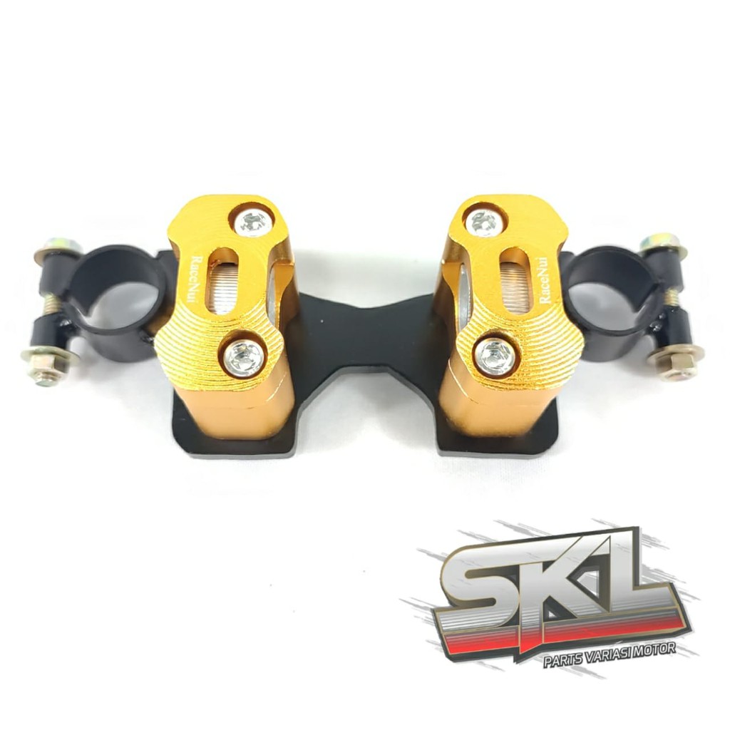 Breket Dudukan Stang Satria Fu dan sonic 150r Bracketn Raiser Stang Sonic 150r Satria Fu Universal Stang