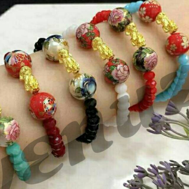 Gelang tali / Cincin charm Naga Jillin Emas Hongkong asli 24k 999