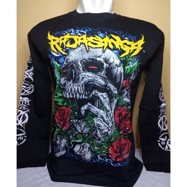 Kaos metal terbaru band RAJASINGA pria wanita