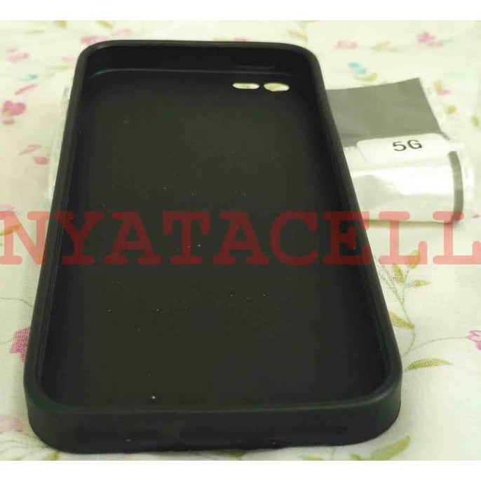 NEW CASE MATTE IPHONE 5 5G 5S SE SOFT BLACK ANTI MINYAK SOFTCASE/SOFTSHELL - HITAM MILENIA