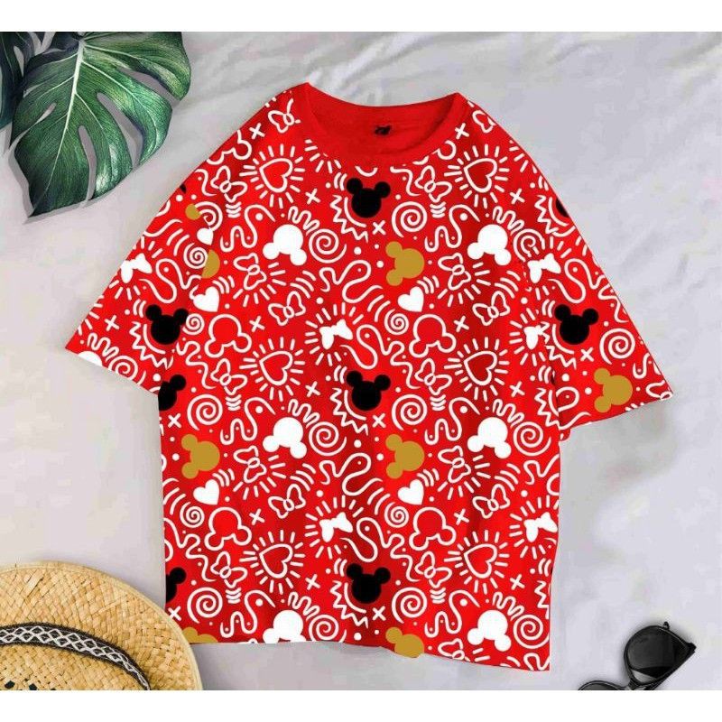 KAOS MERAH HATI | ATASAN WANITA | KAOS PREMIUM